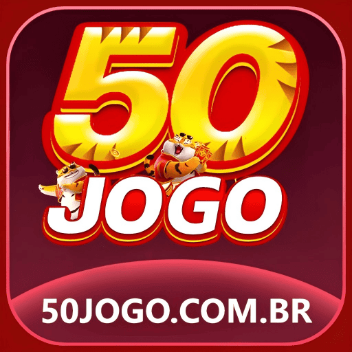 Imagem promocional da 50JOGO mostrando a plataforma e suas vantagens